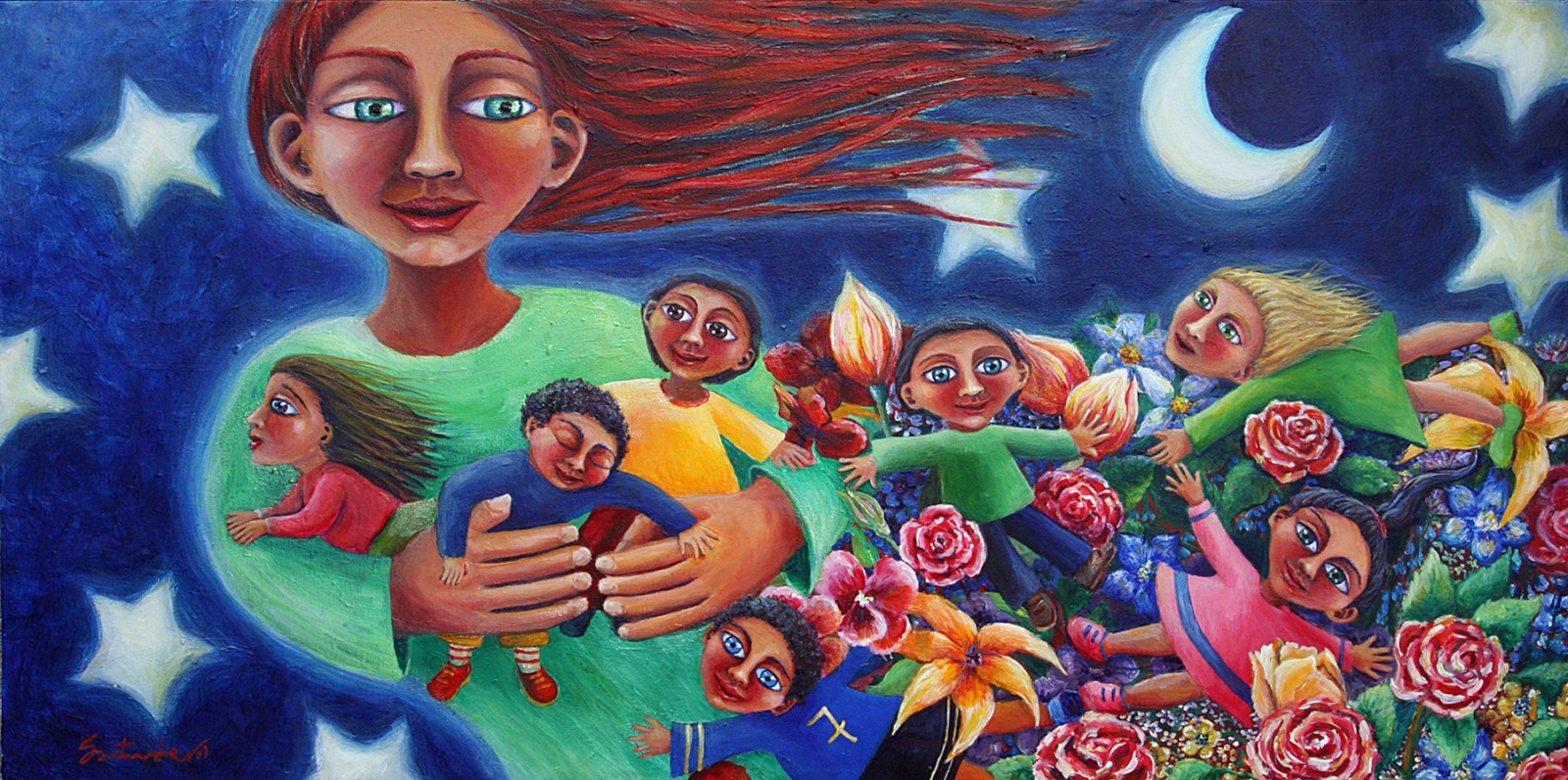 mother earth children indigenous angels occupy happy walk among things heal movement mom instead moms flowers need card mothers