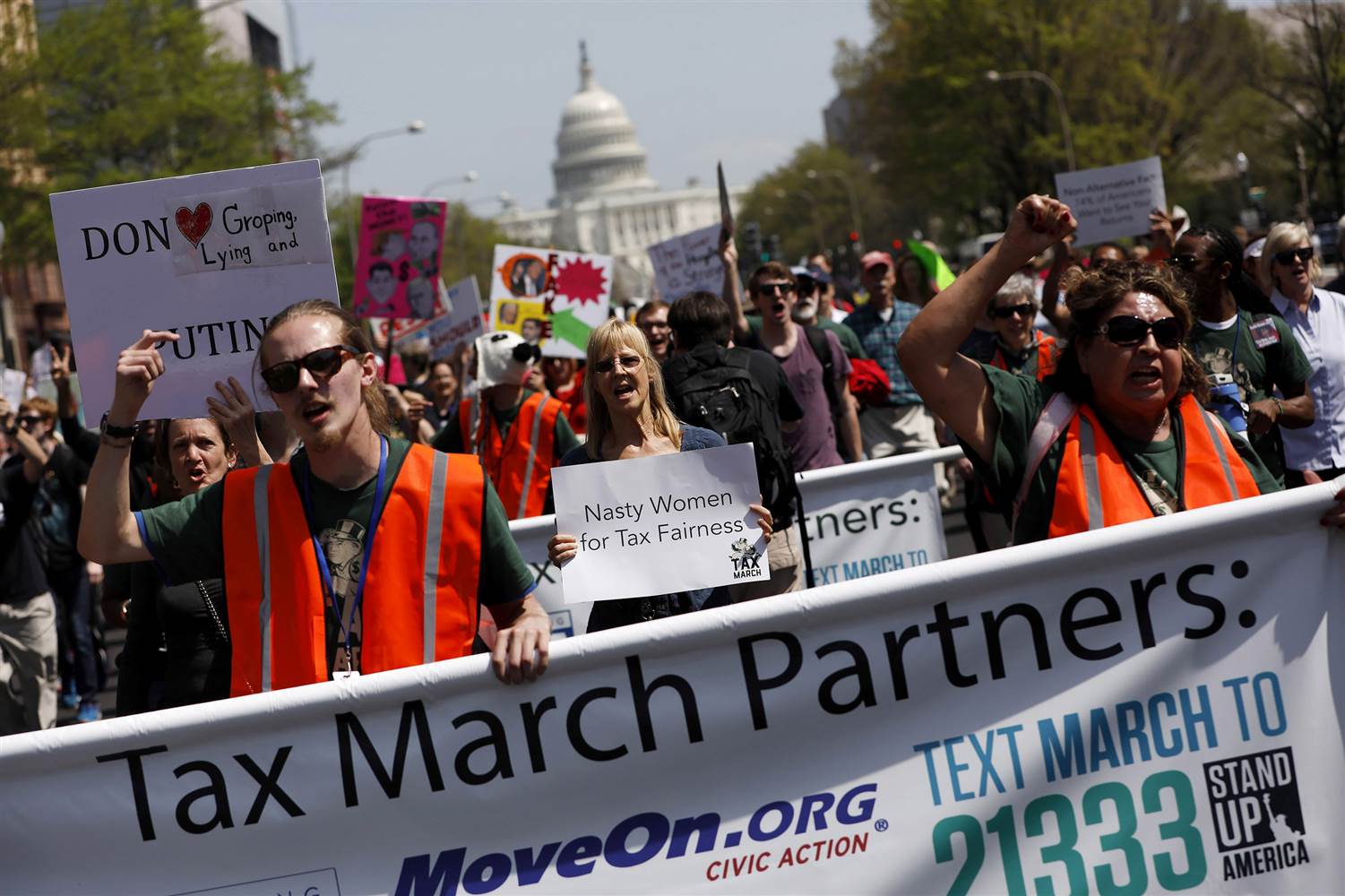 Tax Day march, anti-Trump protests, Tax Day, IRS, Women's March, Trump's tax returns, Trump tax secrecy