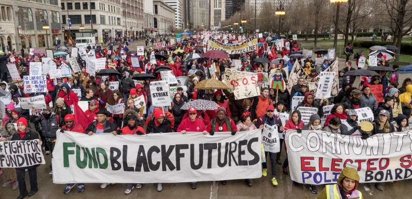 Chicago teachers, black lives matter