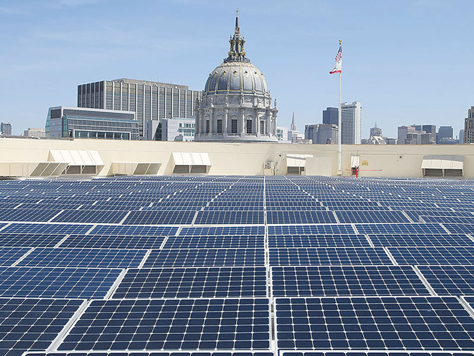 solar energy, rooftop solar, California clean energy policies, National Renewable Energy Laboratory, carbon emissions, San Francisco solar policy