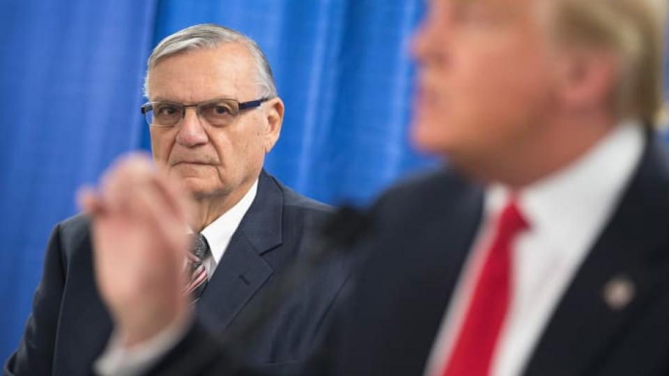 Joe Arpaio, Donald Trump, immigration, Maricopa County, Arizona